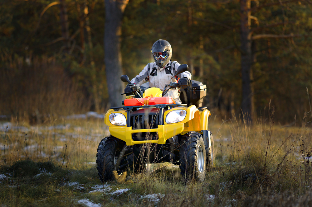 ATV off road in fall - Cross Country Powersports